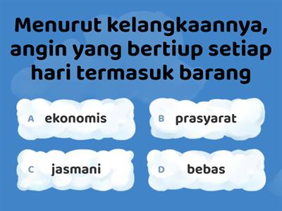  Aktivitas manusia untuk memenuhi kebutuhan