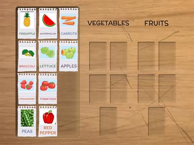 FRUITS AND VEGETABLES