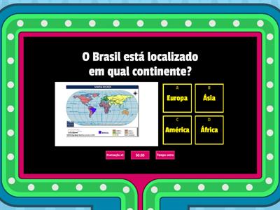 Jogo Quiz de Geografia (Regiões do Brasil)