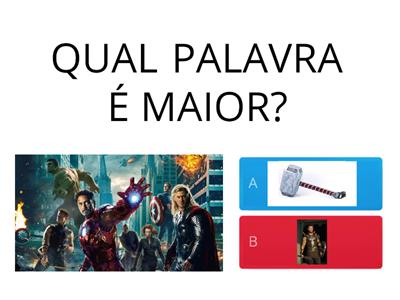 QUAL É A PALAVRA MAIOR?