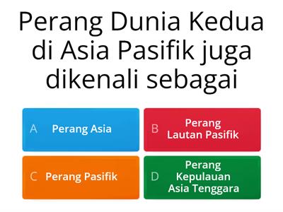 3.4 Perang Dunia Kedua di Asia Pasifik (4D)