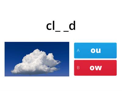 Words with ( ow- ou)