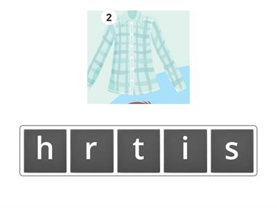 GG1 Unit 2 clothes anagram