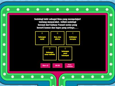 kuis pengantar sosiologi 