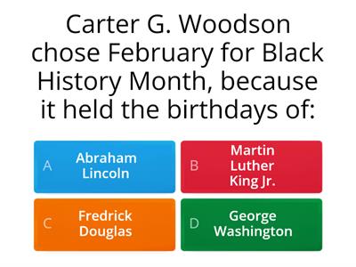 What is Black History Month Quiz