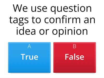 Question tag quiz