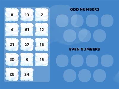 ODD and EVEN Numbers