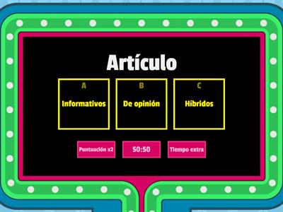  Géneros periodísticos 