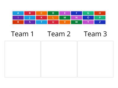 The Alphabet - Teams