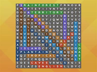 Puerto Rico Wordsearch Unit 7.2