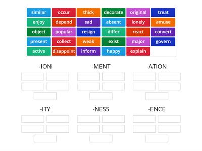 Word formation nouns 2