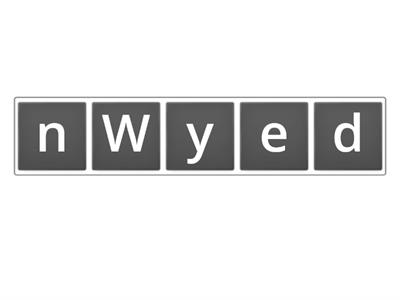  Literele w și W