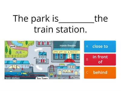 Prepositions of places