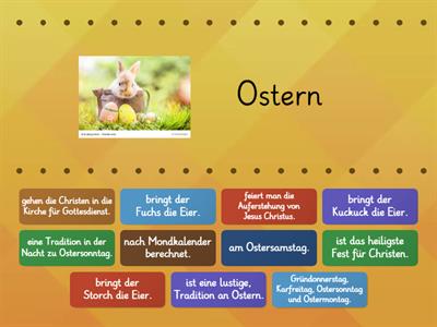 Ostern Wortschatz