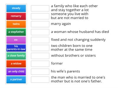 B 1 Family and Relationships