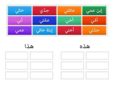 Demonstrative pronouns/ أسماء الإشارة    /this is (haza- Male)هذا -  this is (hazehe-female) هذه