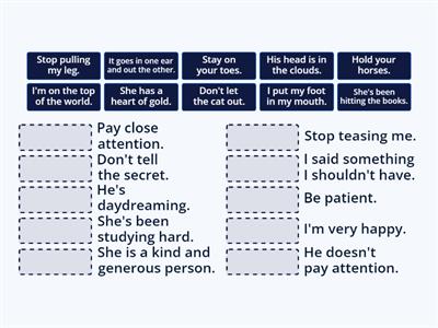 Idioms - Part 1 b2