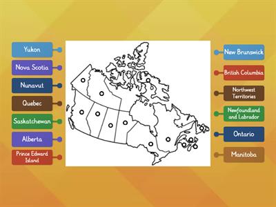 Label the Provinces and Territories