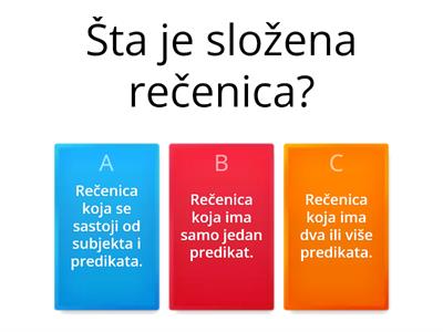 Bosanski jezik - Složena rečenica 