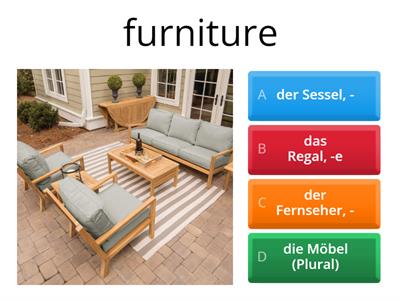 Möbel/ Furniture in German (Master German at "Decode German")