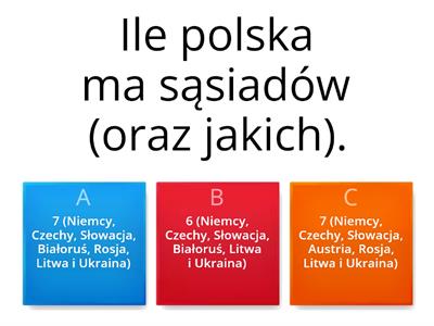 Położenie i granice Polski.