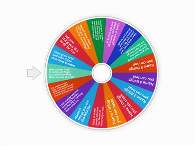 Coping skills wheel