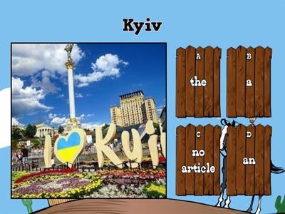 Article "the" with proper names by Olya