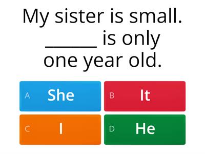 PERSONAL pronouns : object or subject?