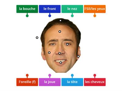 French Face Vocab