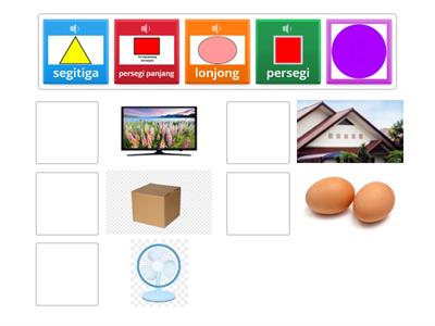 Mencocokkan bentuk benda