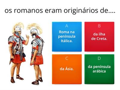 Os Romanos na Península Ibérica - 1.º ciclo 