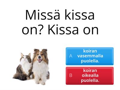 Vasemmalla/oikealla puolella