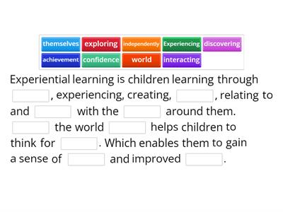 Experimental Learning/Play