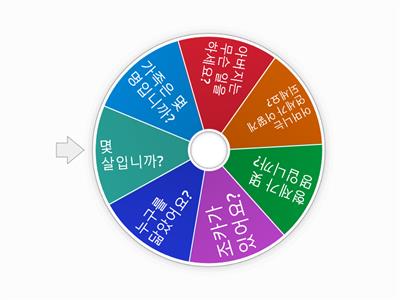 가족 질문 korean Family questions