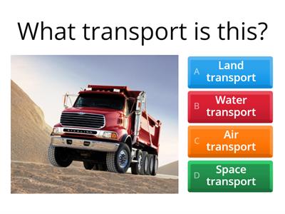 Modes of Transport Quiz