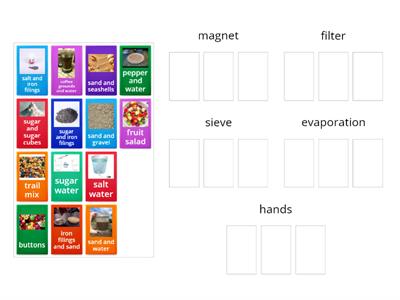 Separating Mixtures and Solutions