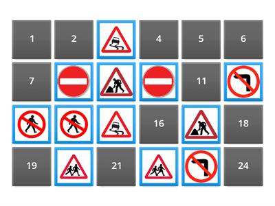 Road signs-matching pairs - TITAN