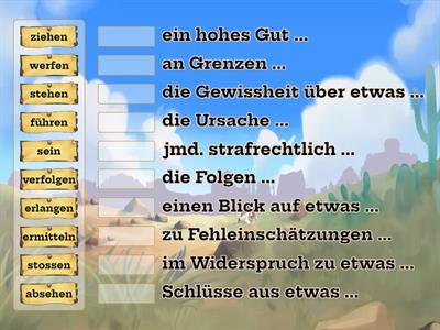 Welches Verb passt?