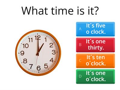 what time is it? 4tos básicos