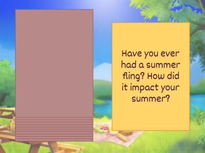 Summer idioms - speaking