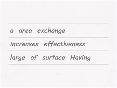 Exchange surfaces