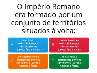 SUBDOMÍNIO B2 - Os Romanos na Península Ibérica