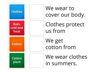 Our clothes  summer