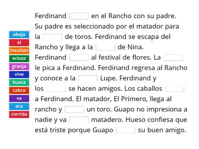 Ferdinand- resumen