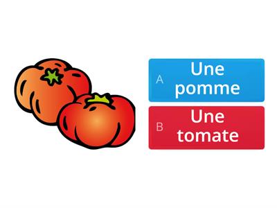 Les aliments 