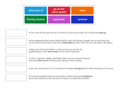 U2 Born to be wild (phrasal verbs meaning) FCE Result 