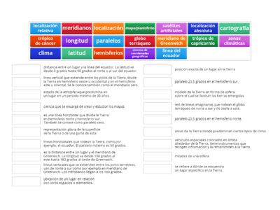 Vocabulario Sociales 9/10/24