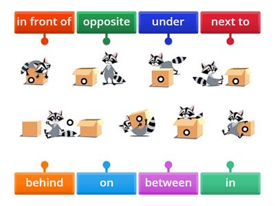 PREPOSITIONS OF PLACE - Starter
