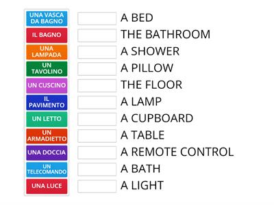 1 A HOTEL ROOM word matching