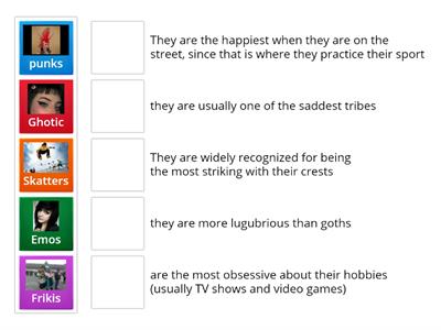 Comparative of tribes